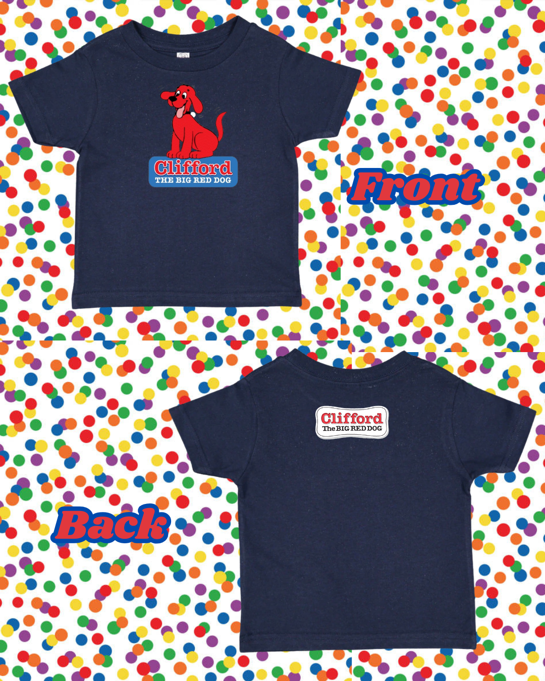 Clifford Vintage Style Toddler T-Shirt