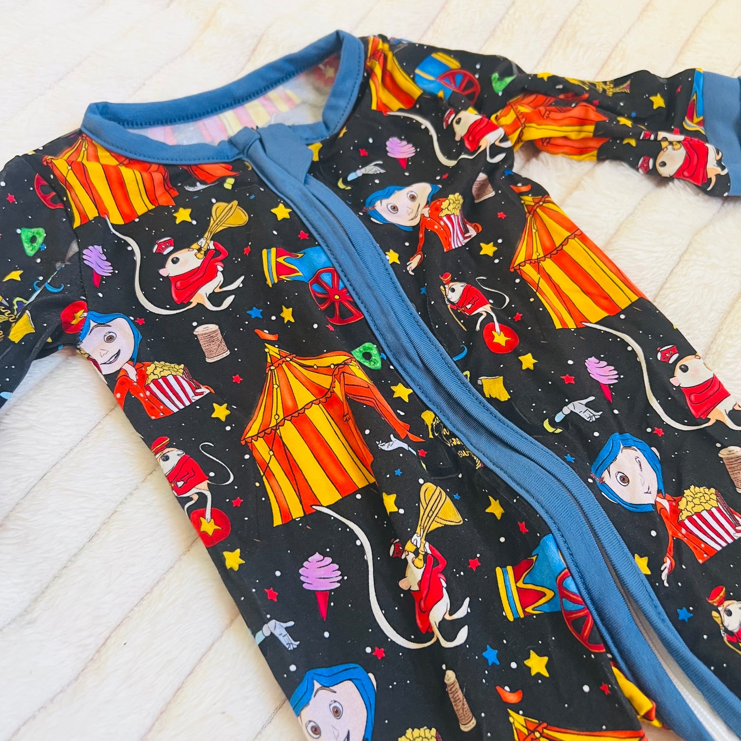 Coraline circus onesie for baby unisex