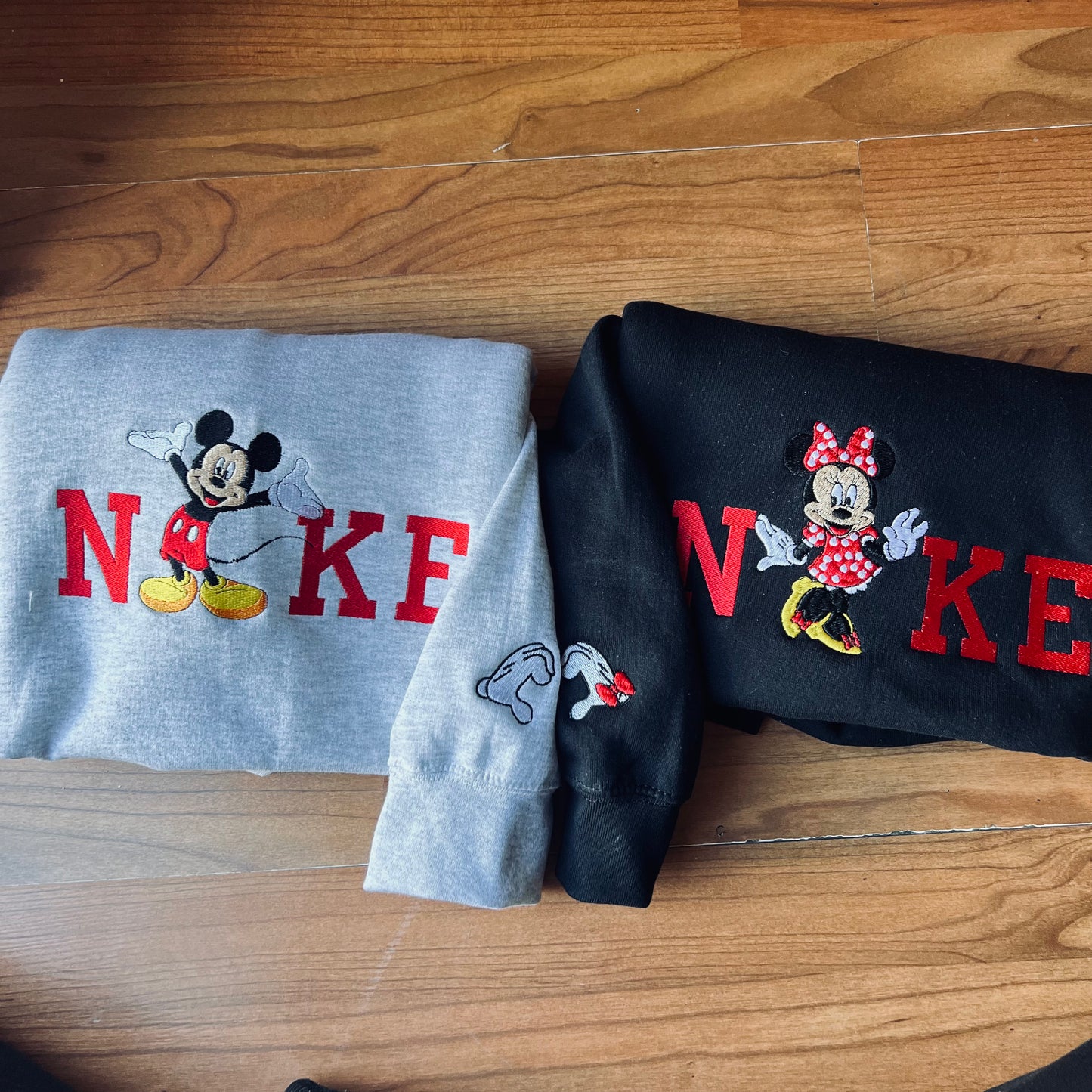 Minnie & Mickey couple sweatshirts matching sweaters
