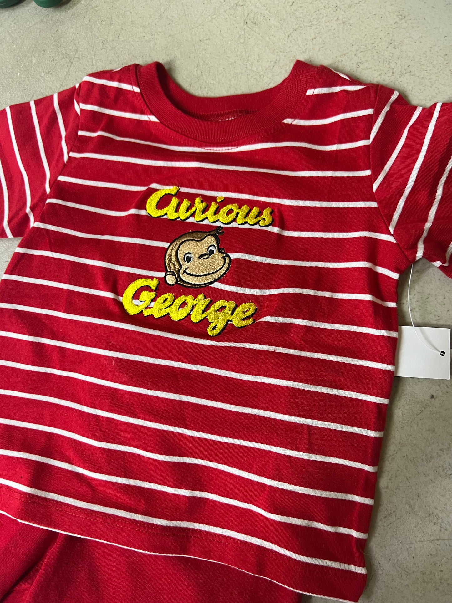 Curious George Toddler Embroidered Set