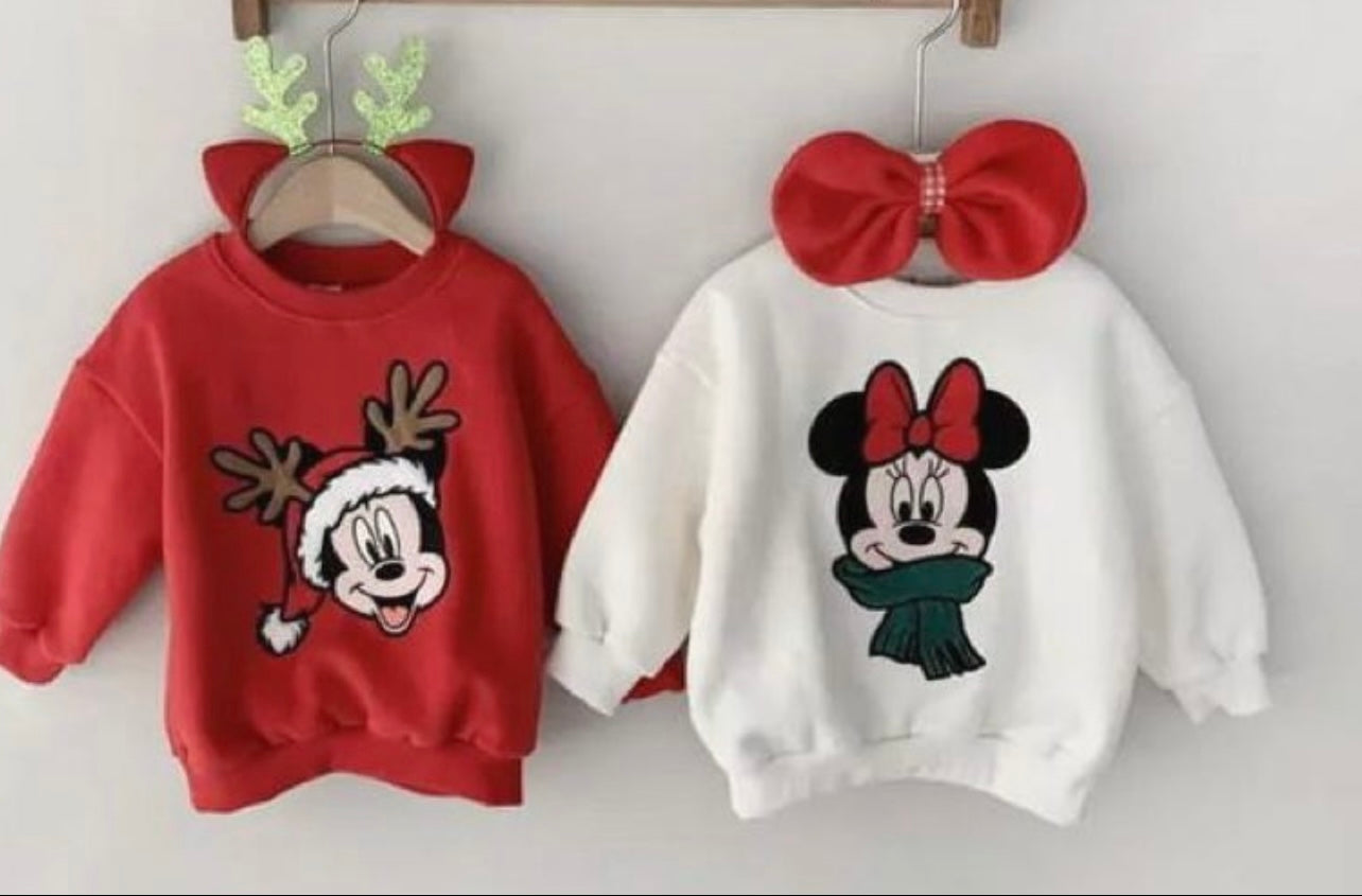 Customized Christmas embroidered sweatshirts