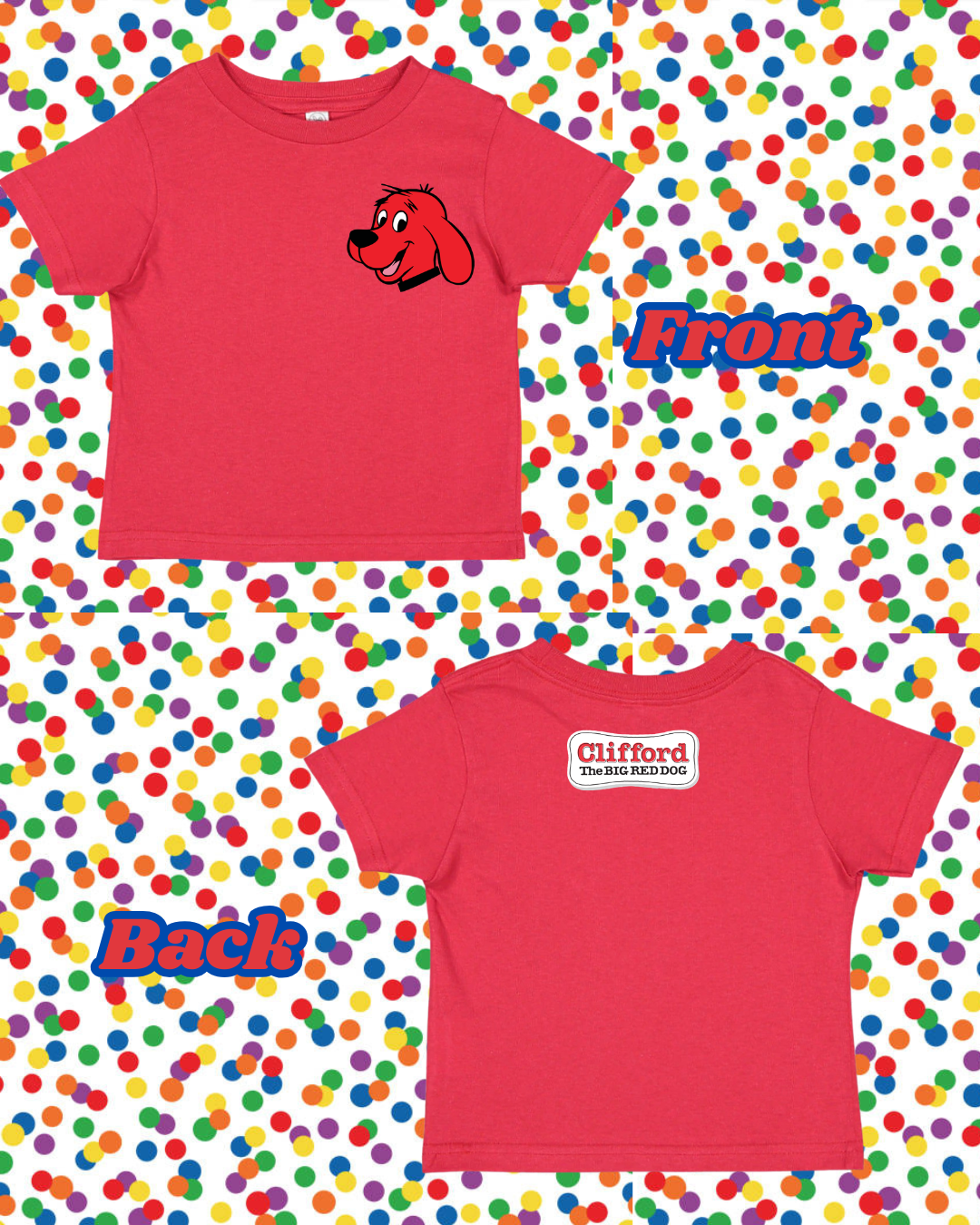 Clifford Vintage Style Toddler T-Shirt