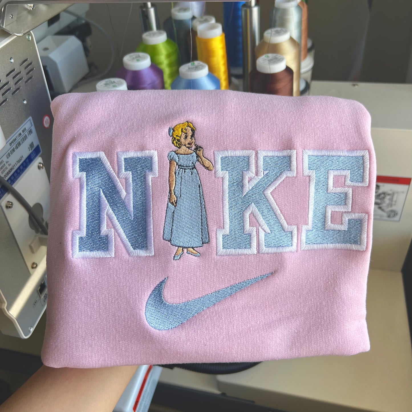 Wendy Peter Pan custom embroidered sweatshirt