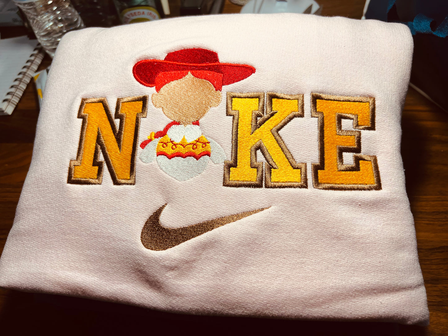 Cowgirl embroidered sweater, matching best friends couple gifts