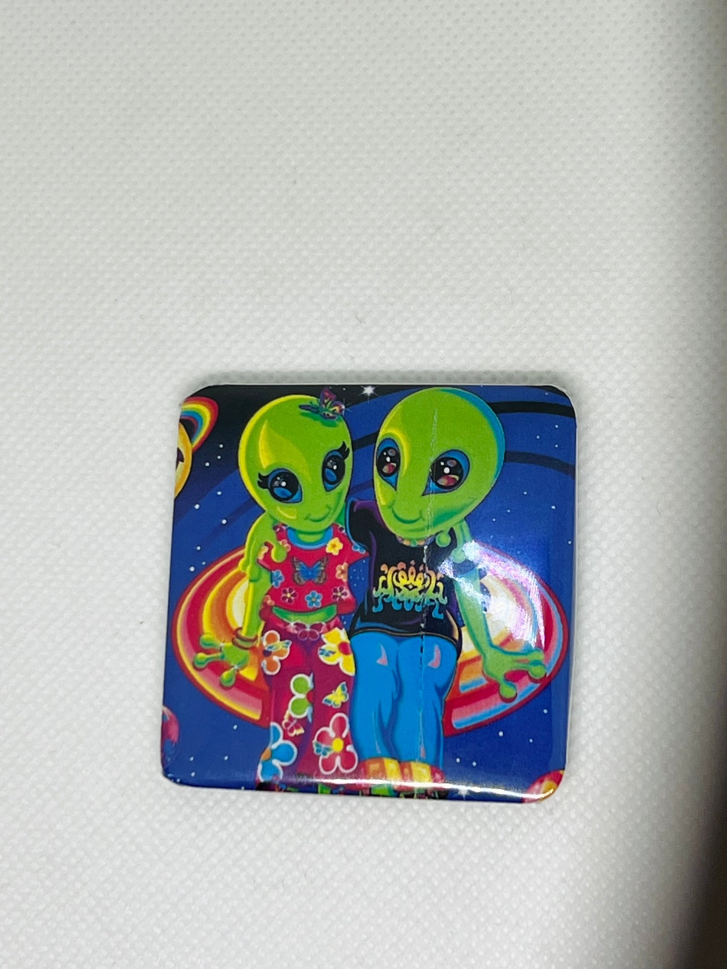Lisa frank inspired refrigerator magnets 2x2