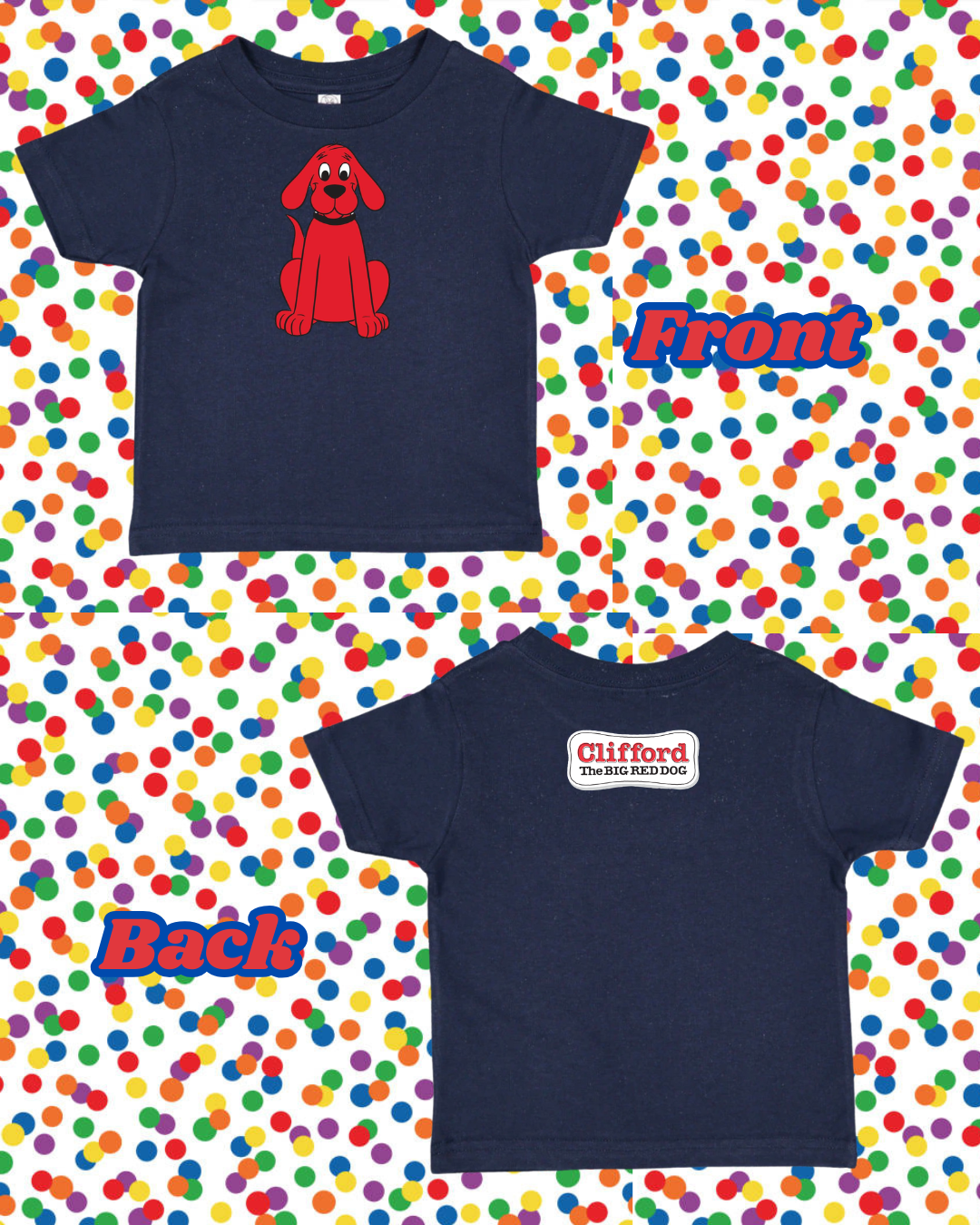 Clifford Vintage Style Toddler T-Shirt