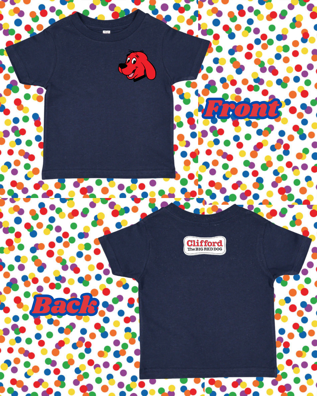 Clifford Vintage Style Toddler T-Shirt