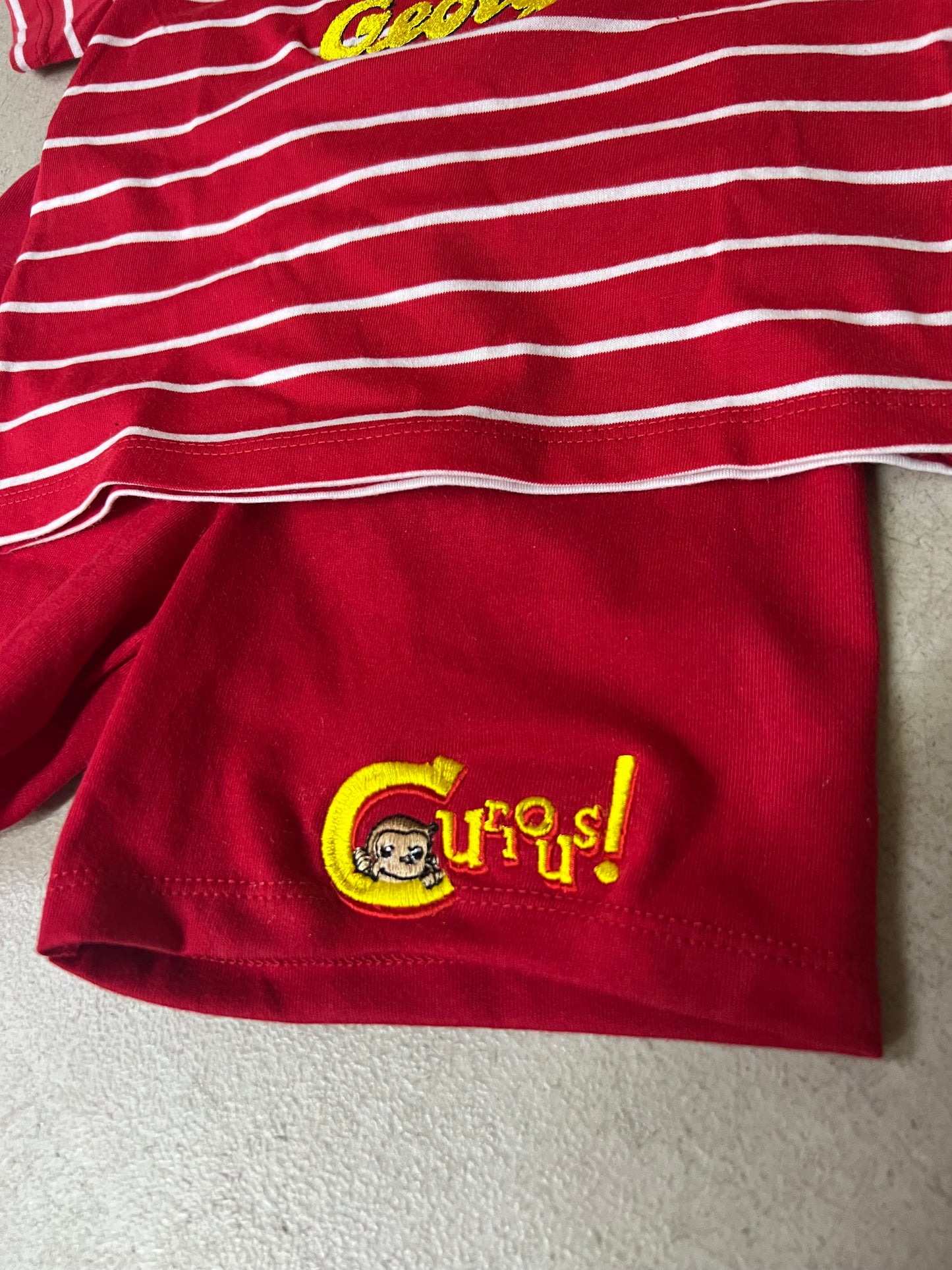 Curious George Toddler Embroidered Set