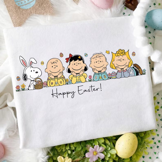 Happy Easter snoopy tshirt for kids and adult
