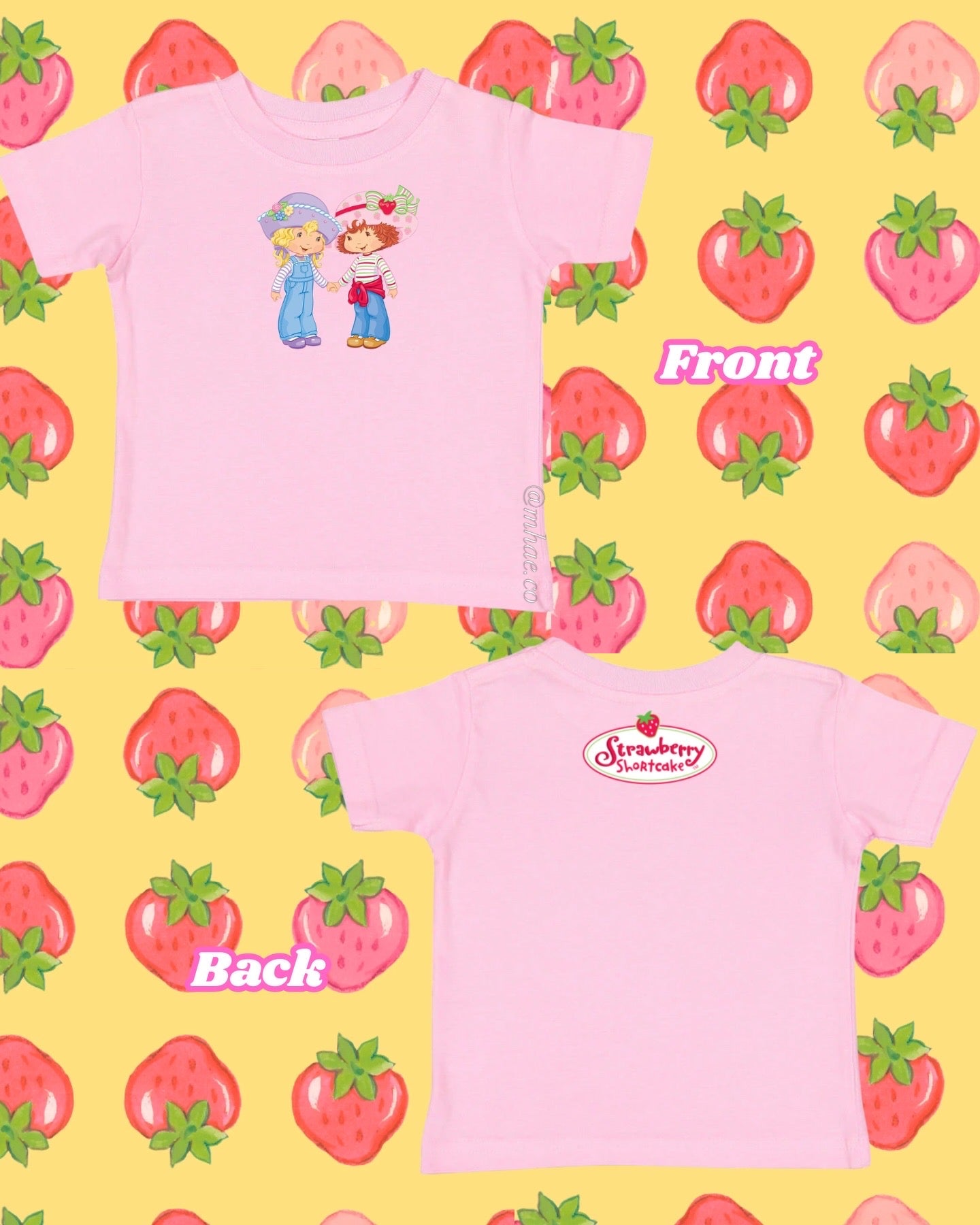Strawberry ShortcakeVintage Style Toddler T-Shirt