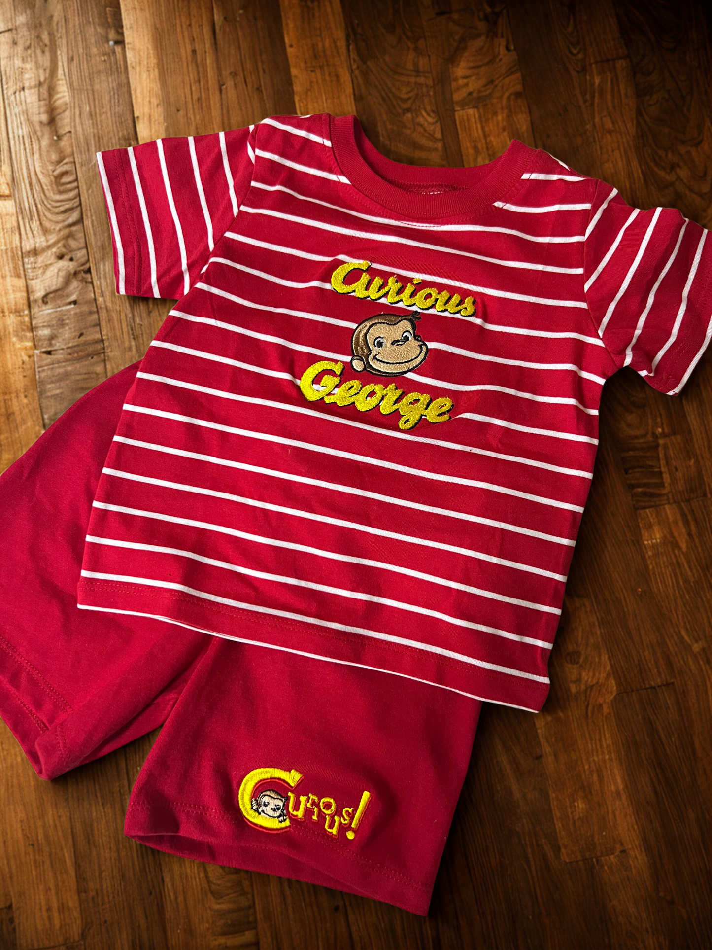 Curious George Toddler Embroidered Set