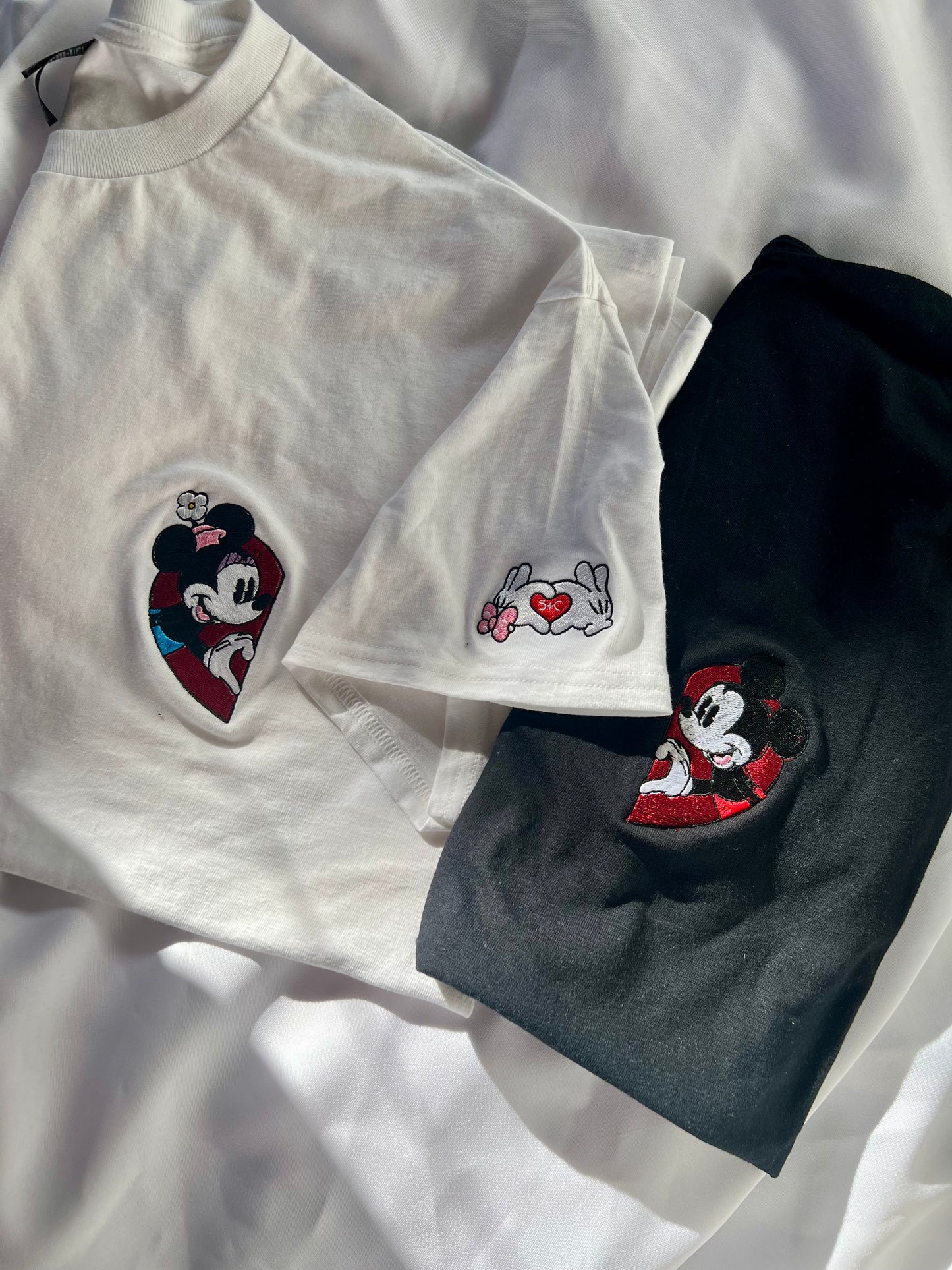 Minnie Mickey Sweethearts Nite 2026 embroidered matching T-Shirts unisex Valentine’s Day