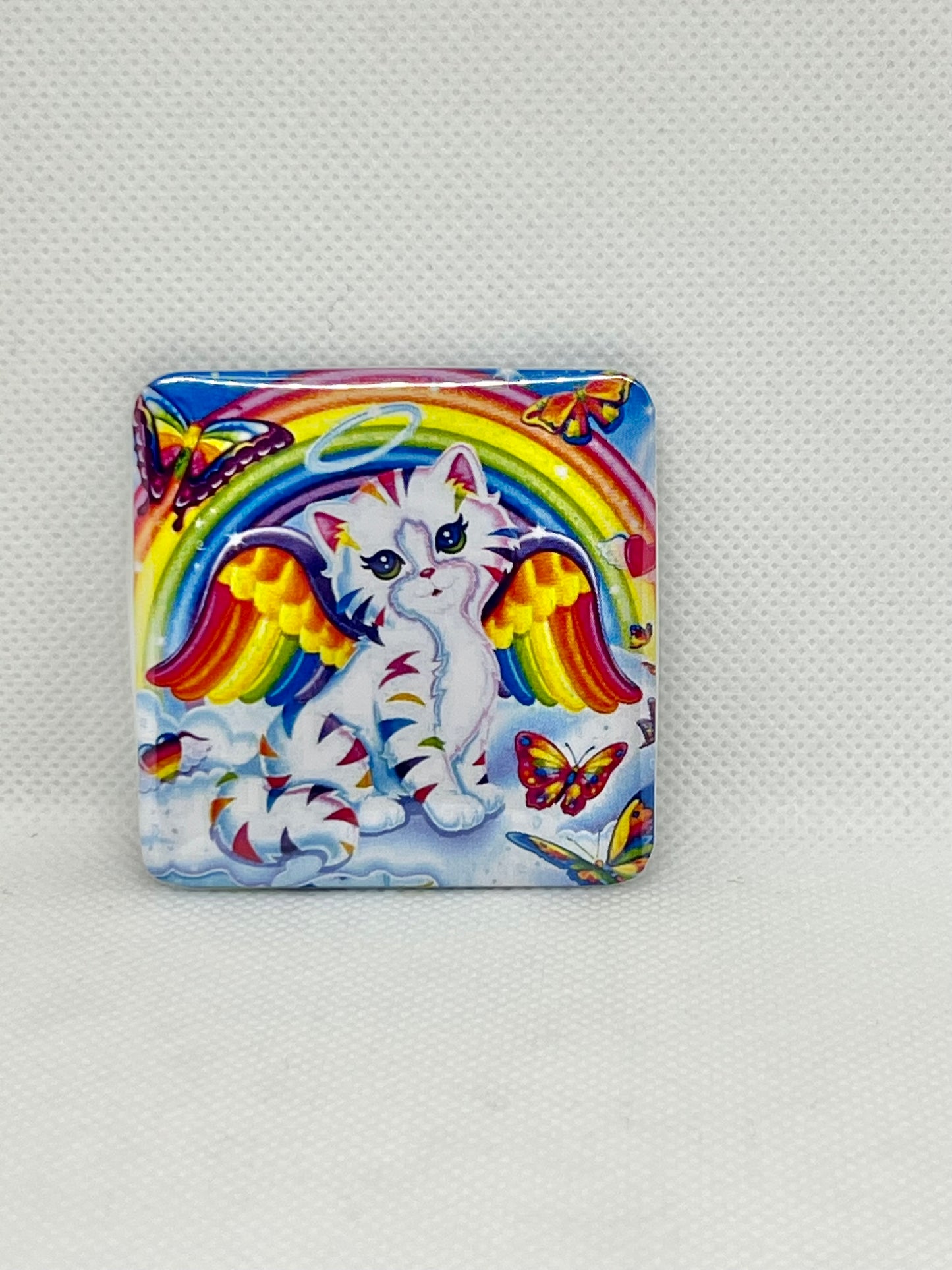 Lisa frank inspired refrigerator magnets 2x2