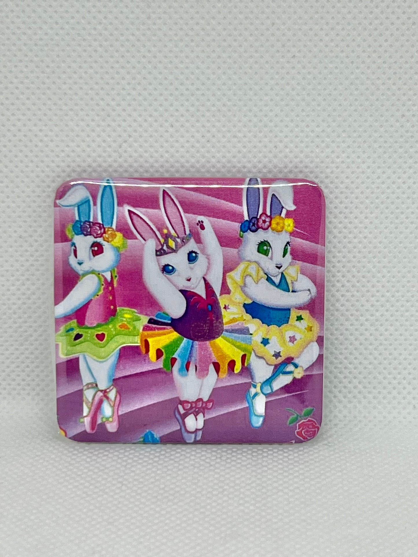 Lisa frank inspired refrigerator magnets 2x2