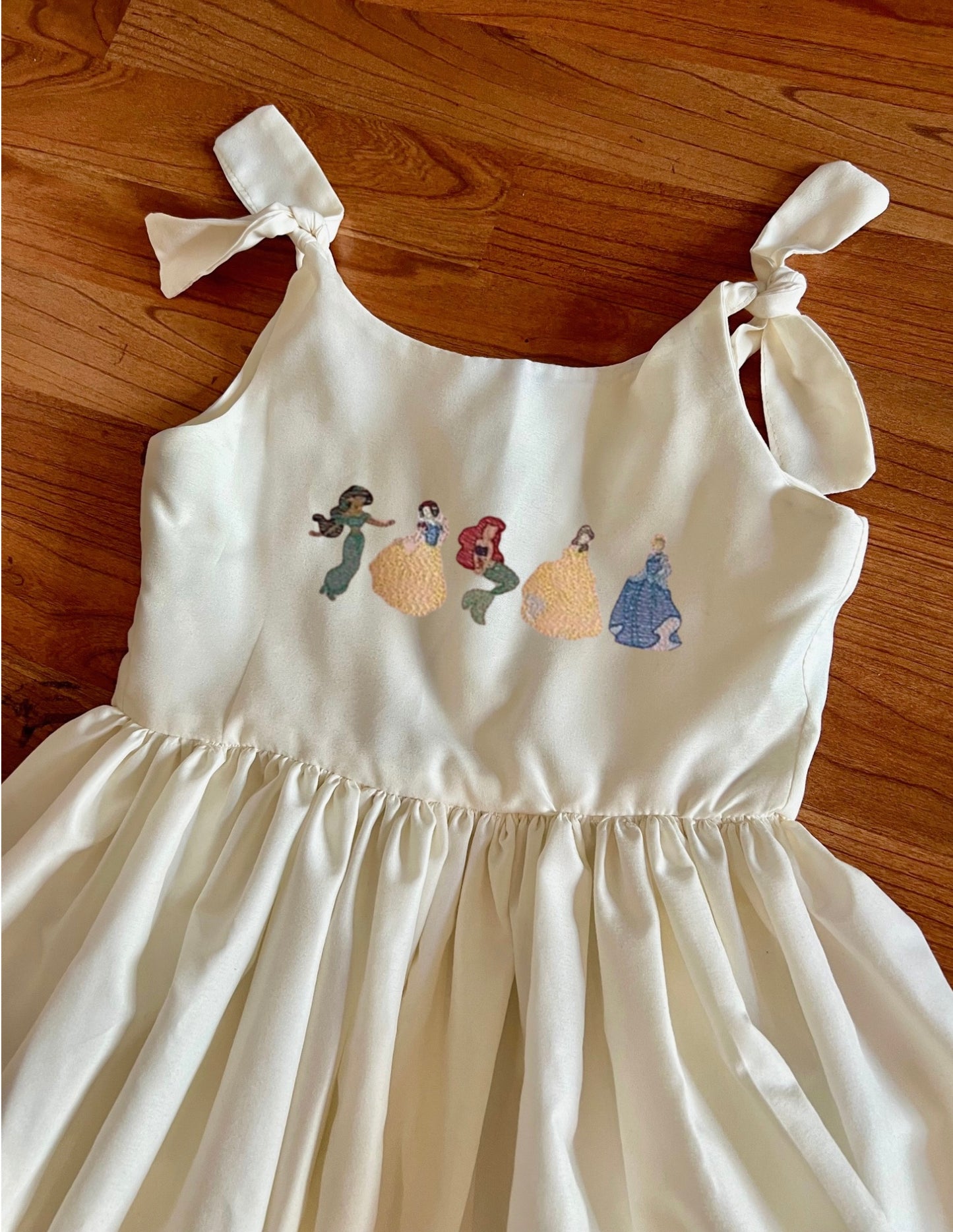 Beautiful embroidered princess dress