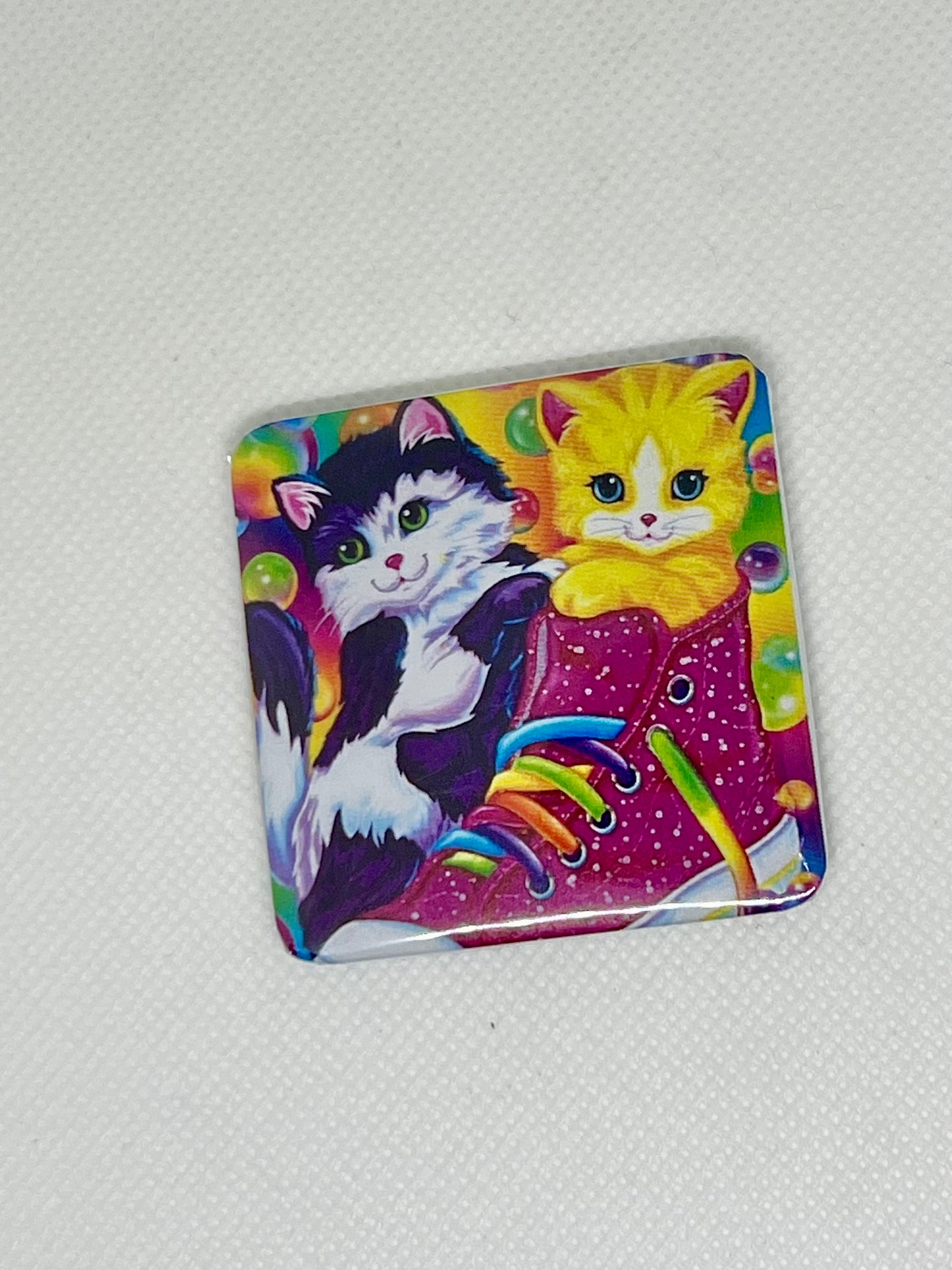 Lisa frank inspired refrigerator magnets 2x2