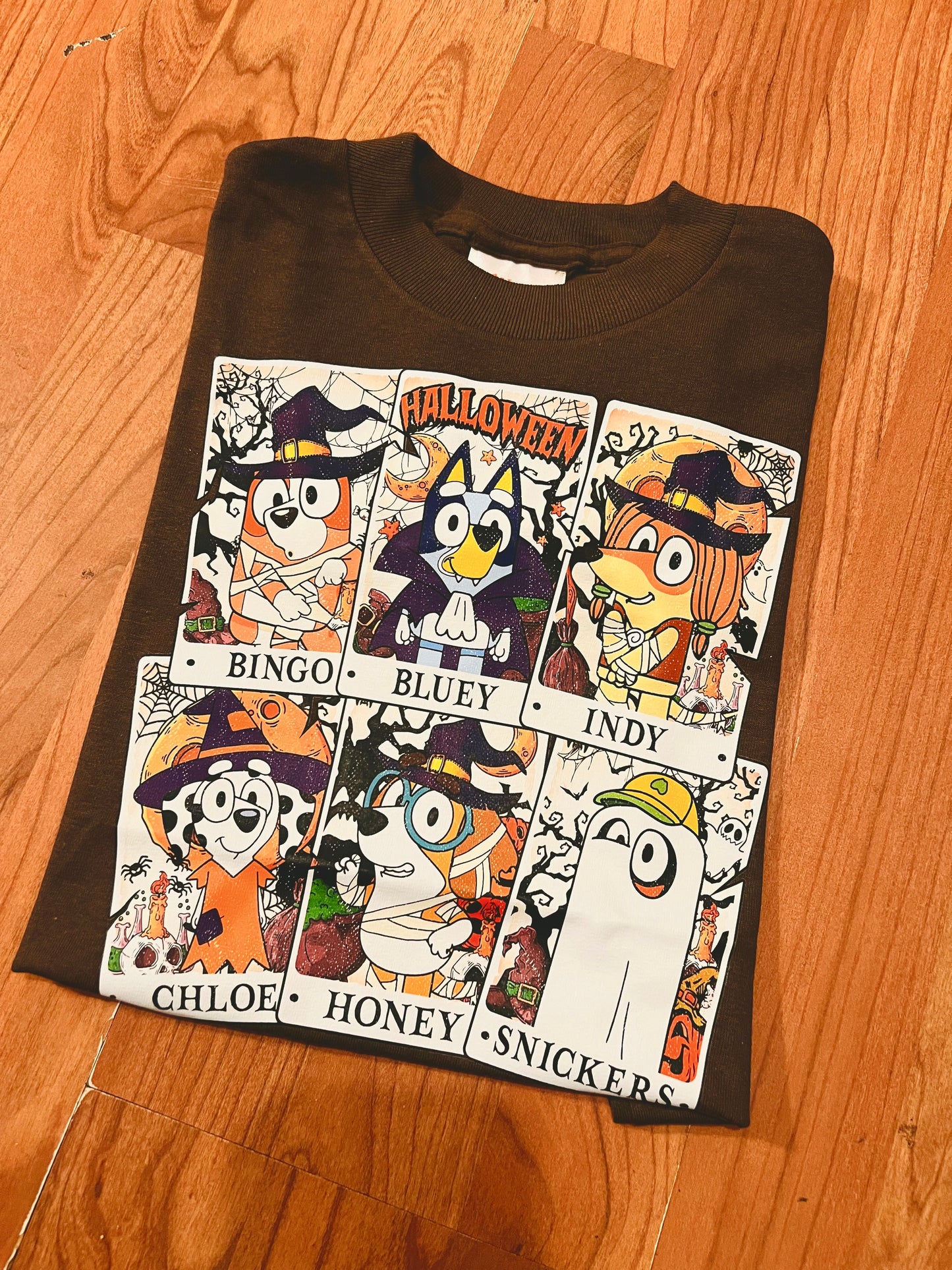 Bluey Halloween T-shirt, family trip, matching t-shirts toddler shirt