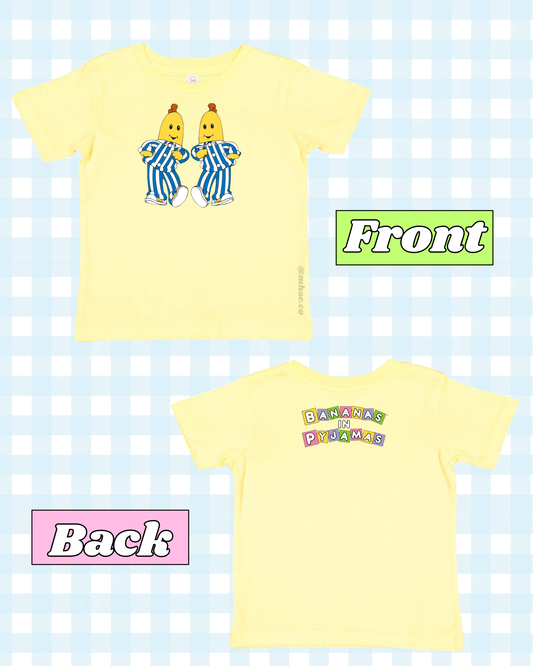 Bananas In Pyjamas Vintage Style Toddler T-Shirt