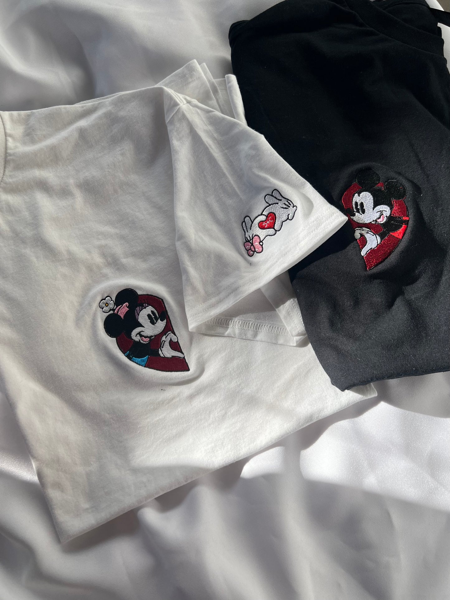 Minnie Mickey Sweethearts Nite 2026 embroidered matching T-Shirts unisex Valentine’s Day