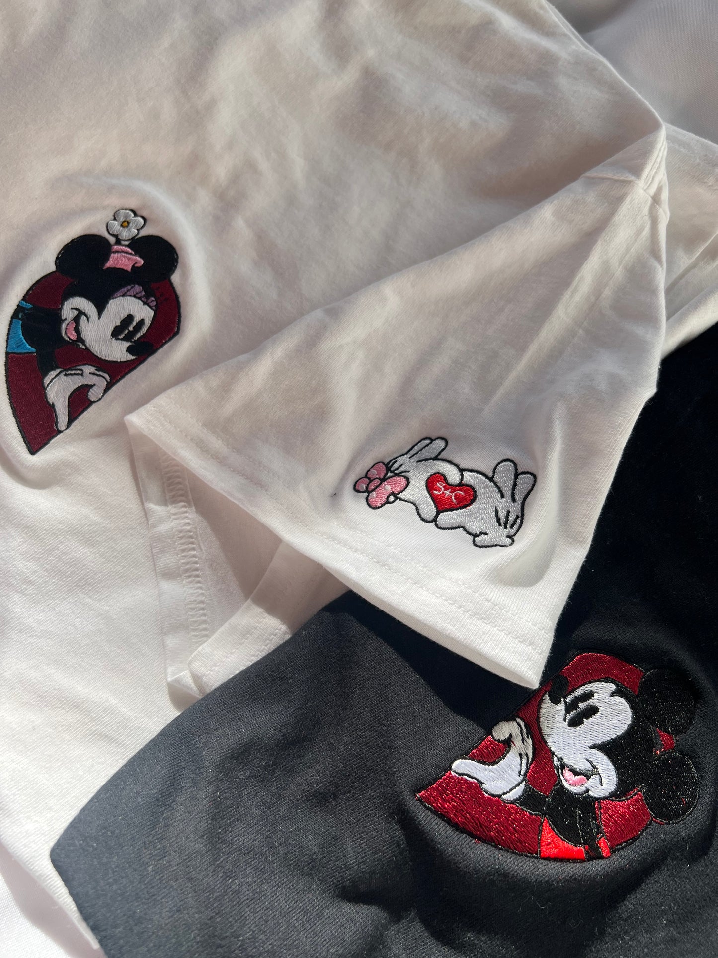 Minnie Mickey Sweethearts Nite 2026 embroidered matching T-Shirts unisex Valentine’s Day