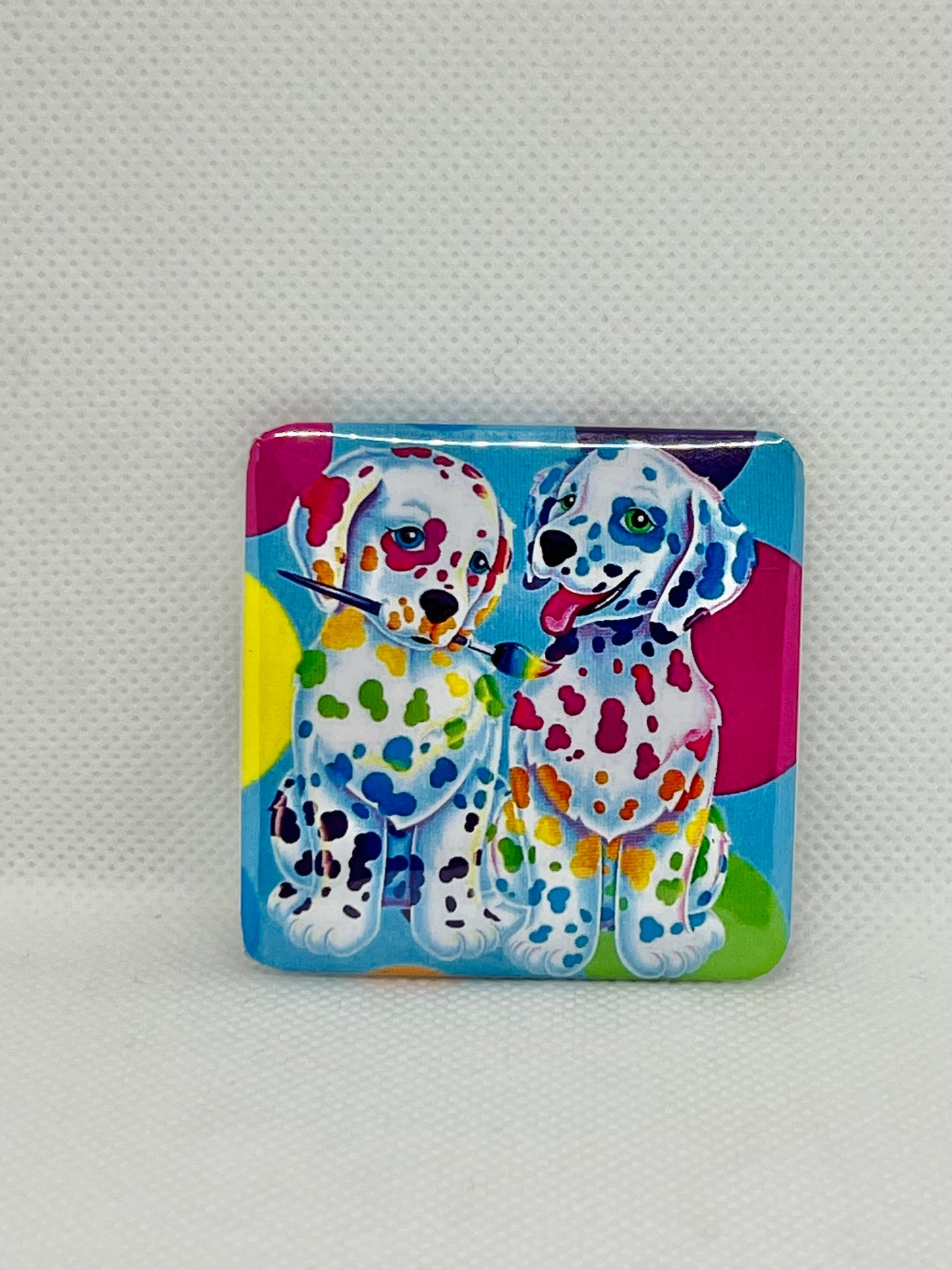 Lisa frank inspired refrigerator magnets 2x2