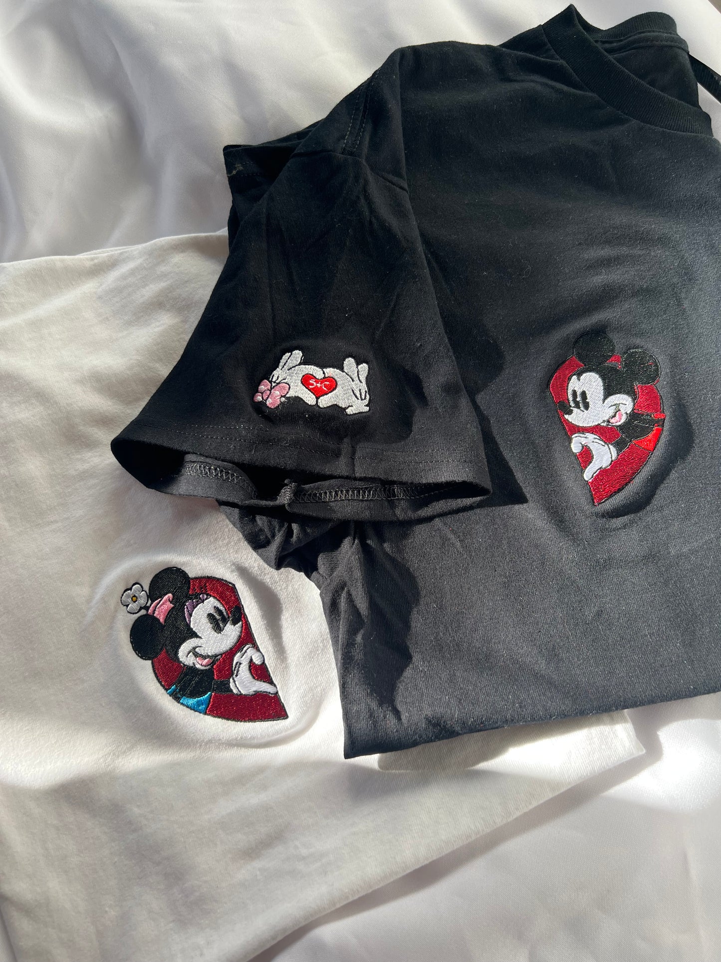Minnie Mickey Sweethearts Nite 2026 embroidered matching T-Shirts unisex Valentine’s Day
