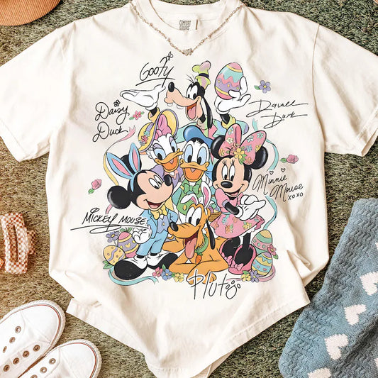 Happy Easter Disney tshirt for kids and adult