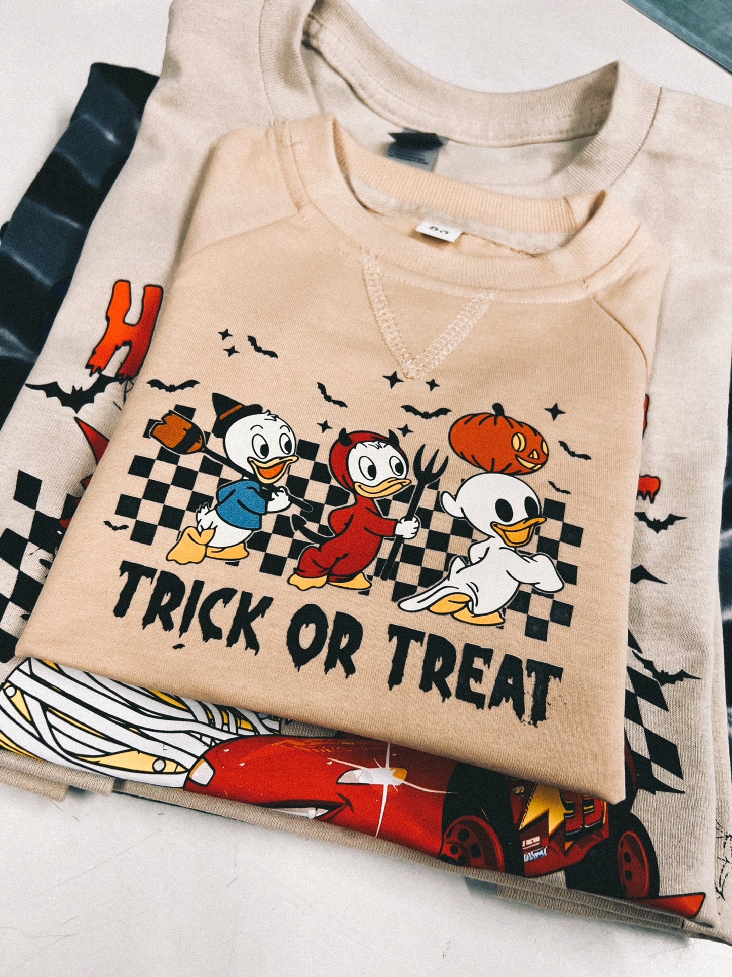 donald duck halloween, huey dewey louie ,T-shirt, family trip, matching t-shirts toddler movie shirt