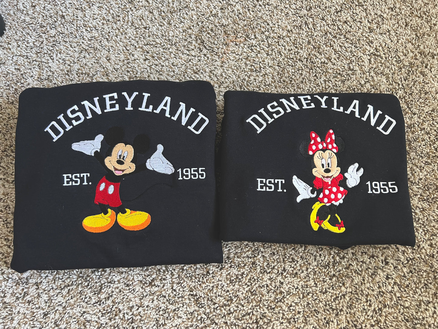 Mickey and sales minnie sweaters